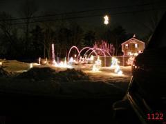 Christmas lights. Norwell, December 2007